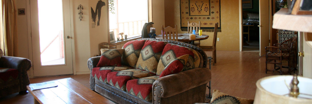 Inside the lodge